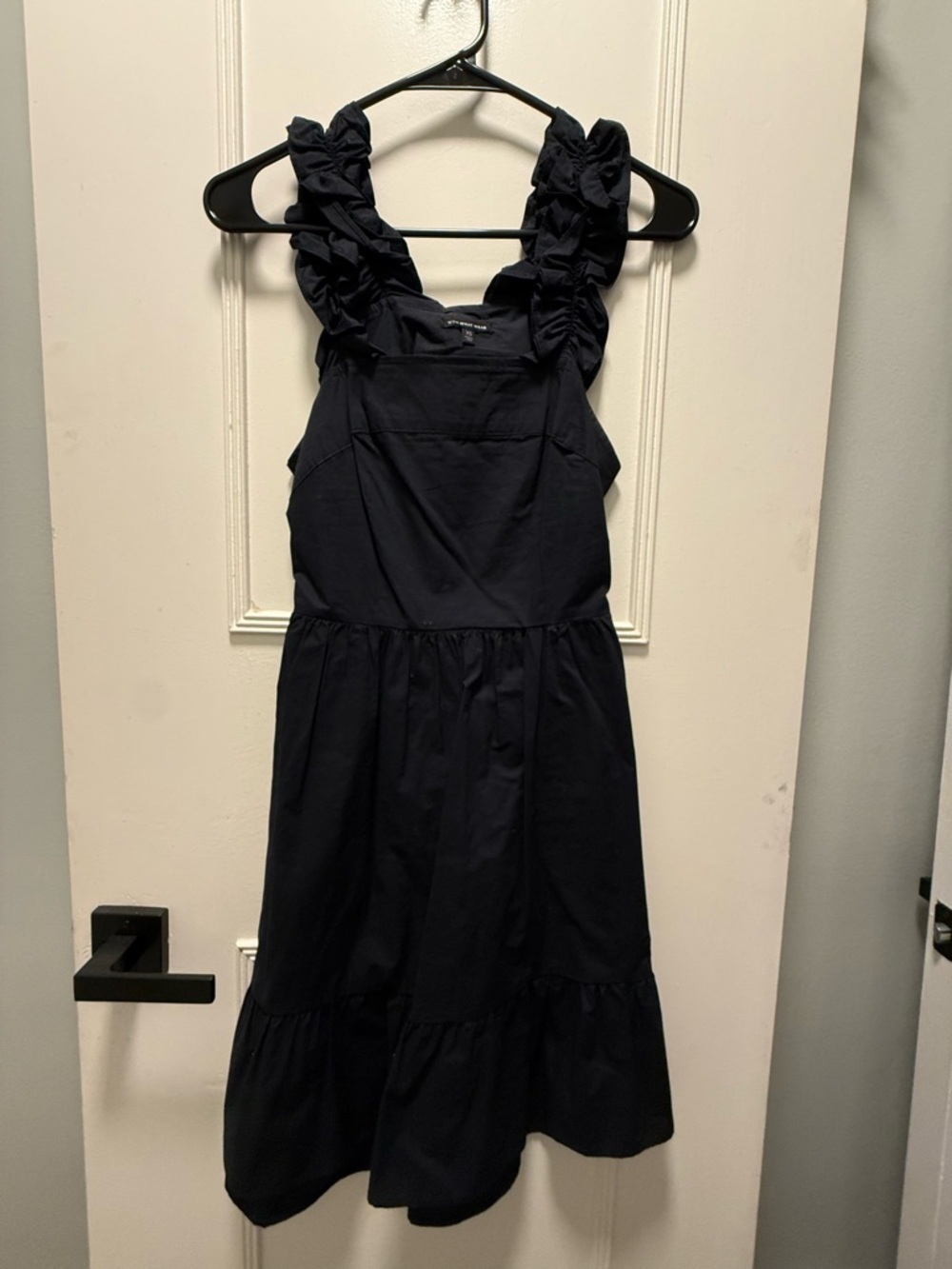 Who What Wear Ruffle Open Back Bow Dress